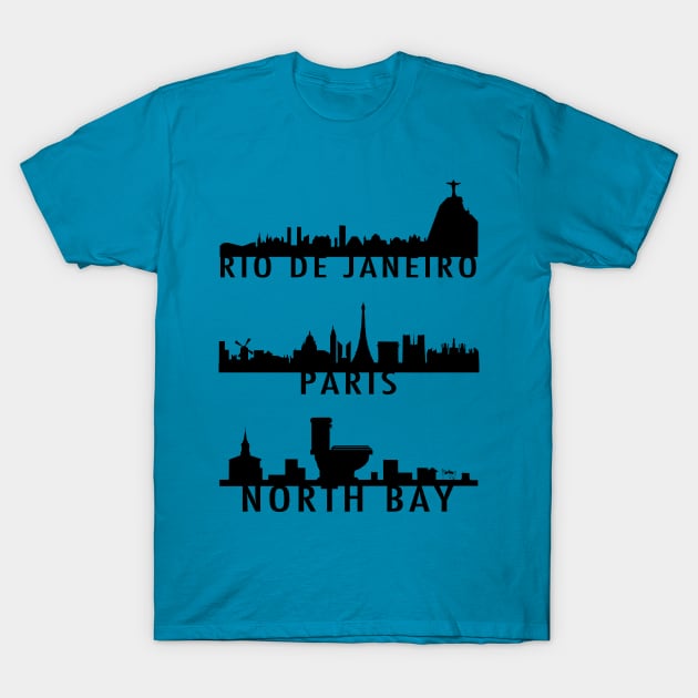 North Bay's Magnificent Skyline T-Shirt by TheNorthBayBay